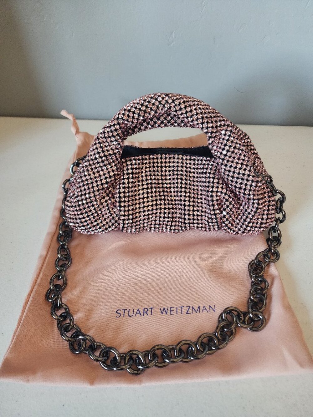 Stuart Weitzman Crystal Mini Bag "NEW" - Picture 5 of 16